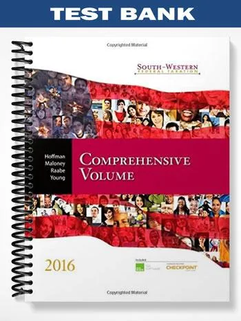 Test_Bank_for_South Western_Federal_Taxation_2016_Comprehensive_39th_Edition_by_Hoffman Test_Bank_for_South Western_Federal_Taxation_2016_Comprehensive_39th_Edition_by_Hoffman