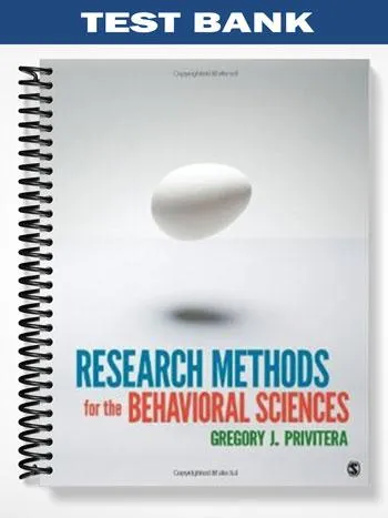 Test_Bank_for_Statistics_for_the_Behavioral_Sciences_1st_Edition_by_Privitera