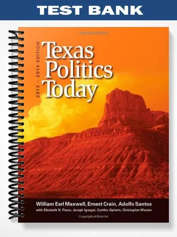 Test_Bank_for_Texas_Politics_Today_2013 2014_Edition_16th_Edition_by_Maxwell