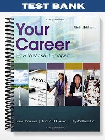 Test_Bank_for_Your_Career_How_To_Make_It_Happen_9th_Edition_by_Harwood Test_Bank_for_Your_Career_How_To_Make_It_Happen_9th_Edition_by_Harwood